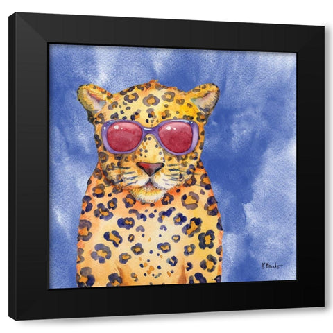 Sunny Farm V Black Modern Wood Framed Art Print with Double Matting by Brent, Paul