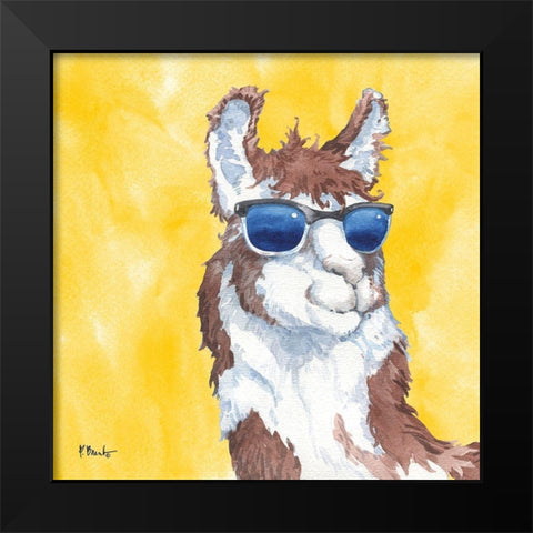 Sunny Farm IX Black Modern Wood Framed Art Print by Brent, Paul