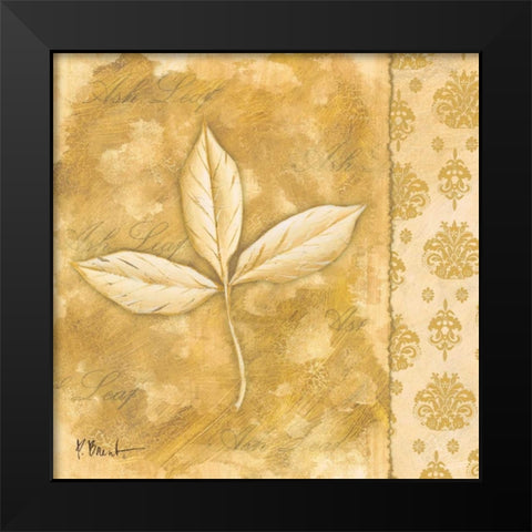 Leaf Oasis IV Black Modern Wood Framed Art Print by Brent, Paul