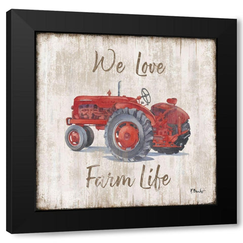 Land Drifter II Black Modern Wood Framed Art Print with Double Matting by Brent, Paul