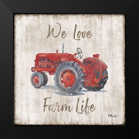 Land Drifter II Black Modern Wood Framed Art Print by Brent, Paul