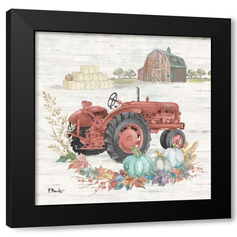 Plymouth Tractor I Black Modern Wood Framed Art Print by Brent, Paul