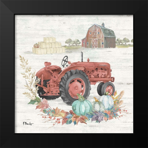 Plymouth Tractor I Black Modern Wood Framed Art Print by Brent, Paul