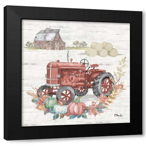 Plymouth Tractor II Black Modern Wood Framed Art Print by Brent, Paul