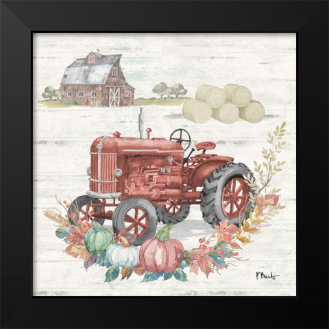 Plymouth Tractor II Black Modern Wood Framed Art Print by Brent, Paul