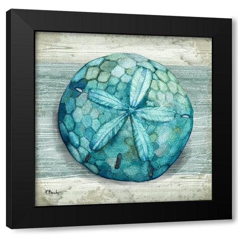 Northpoint Shells IV Black Modern Wood Framed Art Print with Double Matting by Brent, Paul