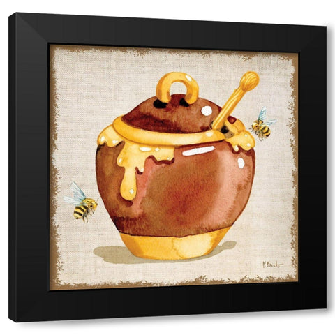 Honey Pot I Black Modern Wood Framed Art Print with Double Matting by Brent, Paul