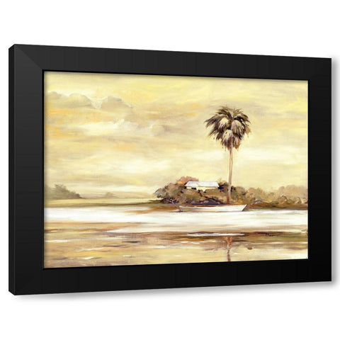 Island Black Modern Wood Framed Art Print with Double Matting by Brent, Paul