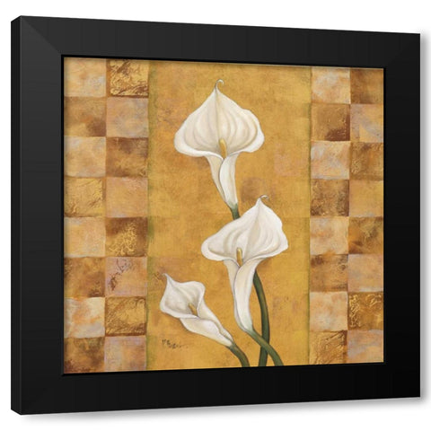 Flora del Rey II Black Modern Wood Framed Art Print with Double Matting by Brent, Paul
