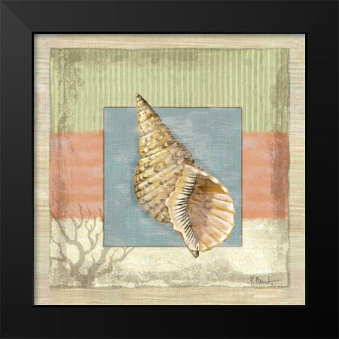 Montego Triton Black Modern Wood Framed Art Print by Brent, Paul