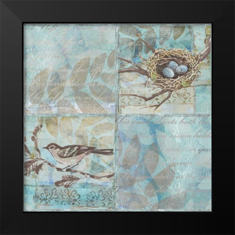 Florentine Songbird II Black Modern Wood Framed Art Print by Brent, Paul
