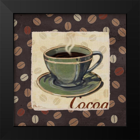 Cup of Joe I Black Modern Wood Framed Art Print by Brent, Paul