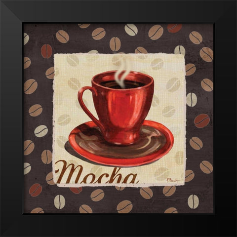 Cup of Joe II Black Modern Wood Framed Art Print by Brent, Paul