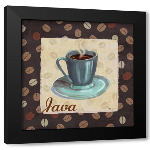 Cup of Joe IV Black Modern Wood Framed Art Print with Double Matting by Brent, Paul