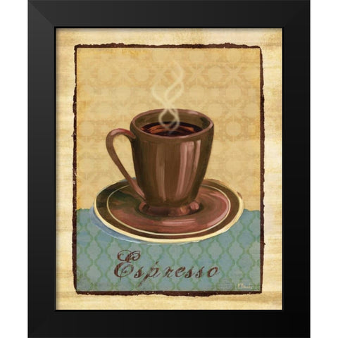 Coffee Club I Black Modern Wood Framed Art Print by Brent, Paul