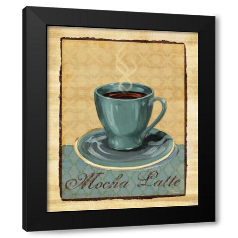 Coffee Club II Black Modern Wood Framed Art Print with Double Matting by Brent, Paul