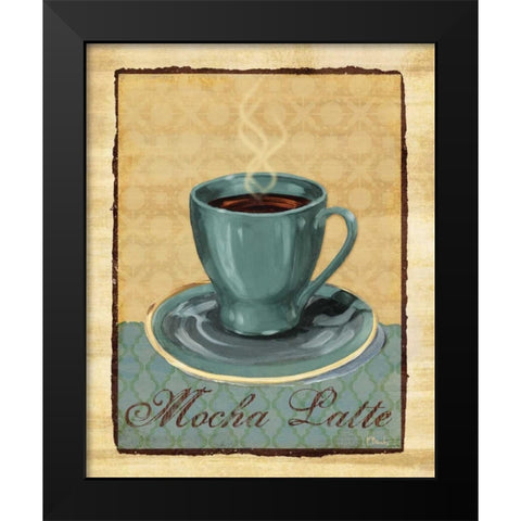Coffee Club II Black Modern Wood Framed Art Print by Brent, Paul