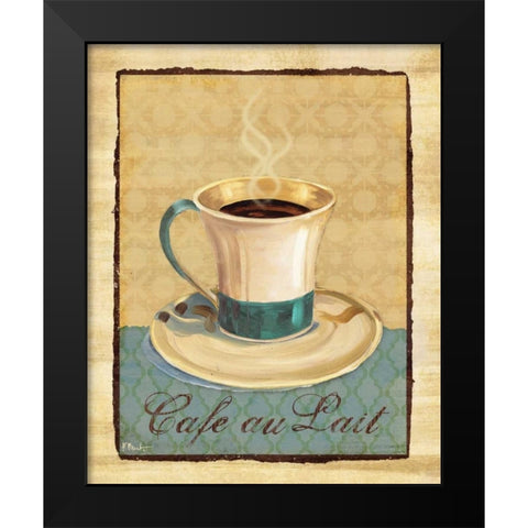 Coffee Club III Black Modern Wood Framed Art Print by Brent, Paul