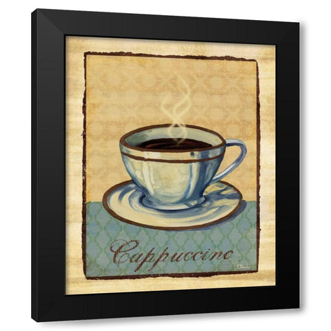 Coffee Club IV Black Modern Wood Framed Art Print by Brent, Paul