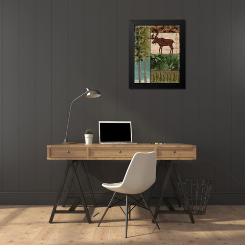 Nature Trail I Black Modern Wood Framed Art Print by Brent, Paul