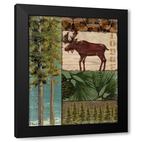 Nature Trail I Black Modern Wood Framed Art Print with Double Matting by Brent, Paul