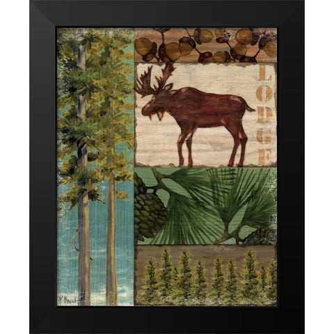 Nature Trail I Black Modern Wood Framed Art Print by Brent, Paul