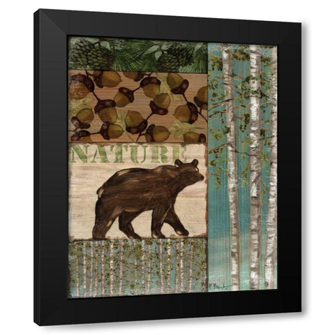 Nature Trail II Black Modern Wood Framed Art Print with Double Matting by Brent, Paul