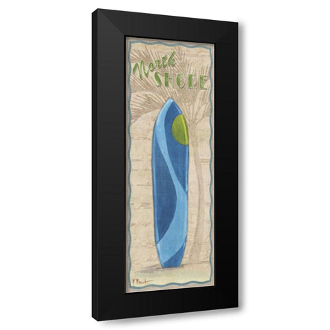 Surf Panel IV Black Modern Wood Framed Art Print by Brent, Paul