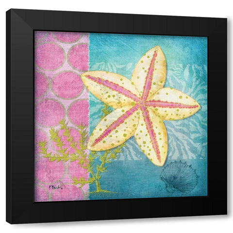 Fantasy Reef I Black Modern Wood Framed Art Print with Double Matting by Brent, Paul