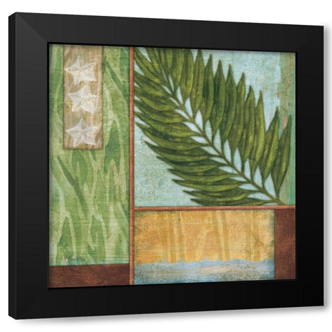 La Palma II Black Modern Wood Framed Art Print with Double Matting by Brent, Paul