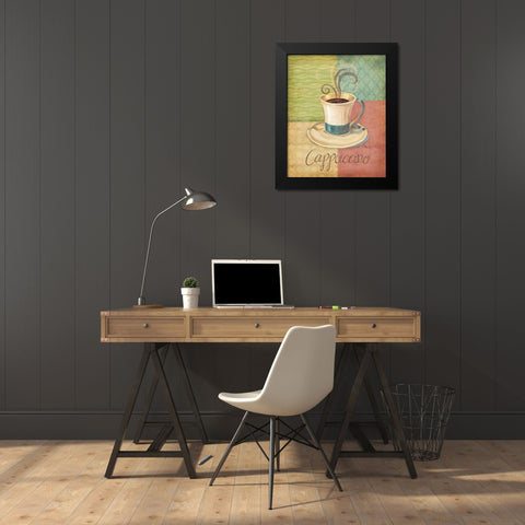 Quattro Coffee I Black Modern Wood Framed Art Print by Brent, Paul