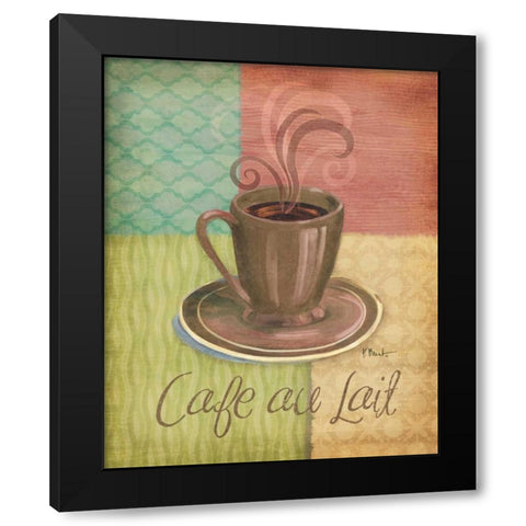 Quattro Coffee II Black Modern Wood Framed Art Print with Double Matting by Brent, Paul