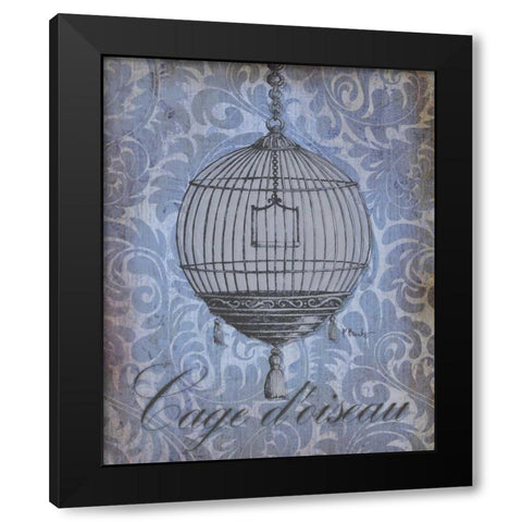 Parisian Market I Black Modern Wood Framed Art Print by Brent, Paul