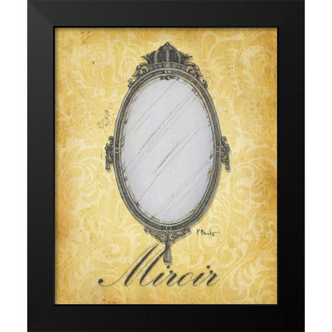 Parisian Market III Black Modern Wood Framed Art Print by Brent, Paul
