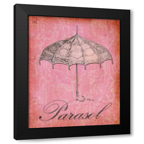Parisian Market IV Black Modern Wood Framed Art Print with Double Matting by Brent, Paul