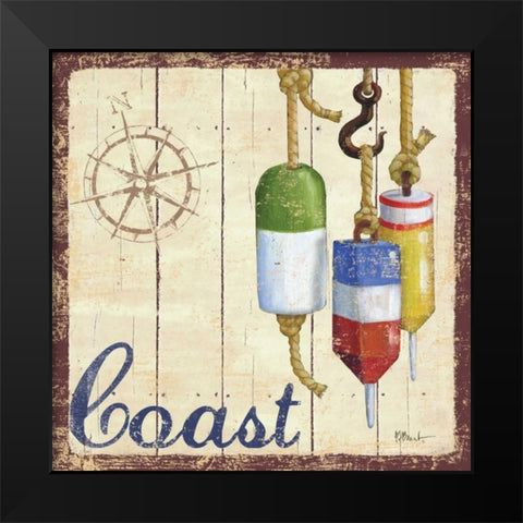 Bridgeport II Black Modern Wood Framed Art Print by Brent, Paul