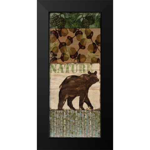 Nature Trail IV Black Modern Wood Framed Art Print by Brent, Paul