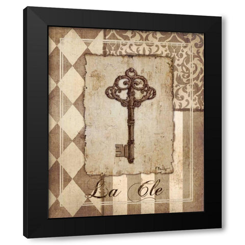 Provincial Collage III Black Modern Wood Framed Art Print with Double Matting by Brent, Paul