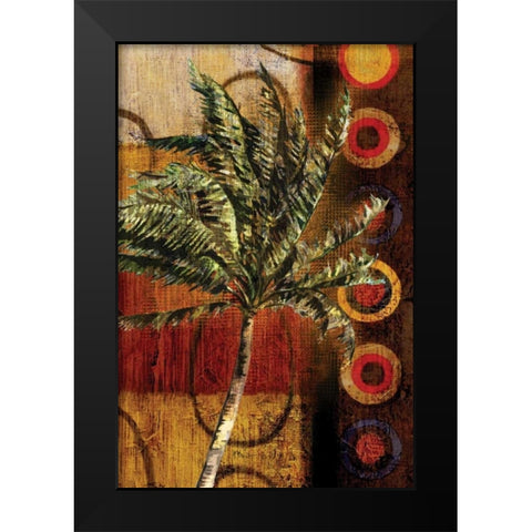 Modern Palm I Black Modern Wood Framed Art Print by Brent, Paul