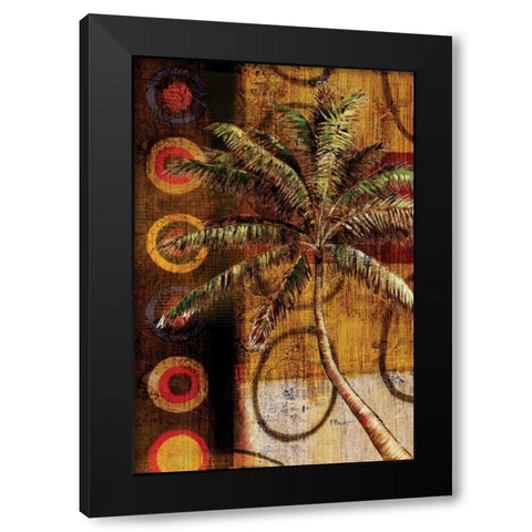 Modern Palm II Black Modern Wood Framed Art Print by Brent, Paul