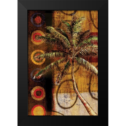 Modern Palm II Black Modern Wood Framed Art Print by Brent, Paul