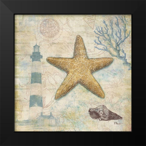 Discovery Shell III Black Modern Wood Framed Art Print by Brent, Paul