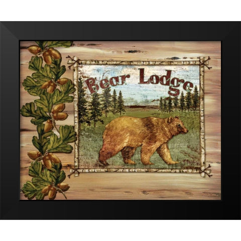 Forest Collage I Black Modern Wood Framed Art Print by Brent, Paul