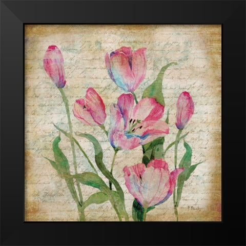 Poetic Garden II Black Modern Wood Framed Art Print by Brent, Paul