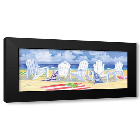 Front Row Seats Black Modern Wood Framed Art Print with Double Matting by Brent, Paul