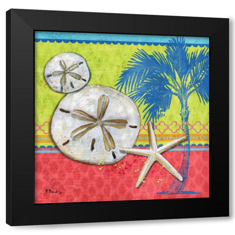 Pacific Shells II Black Modern Wood Framed Art Print with Double Matting by Brent, Paul