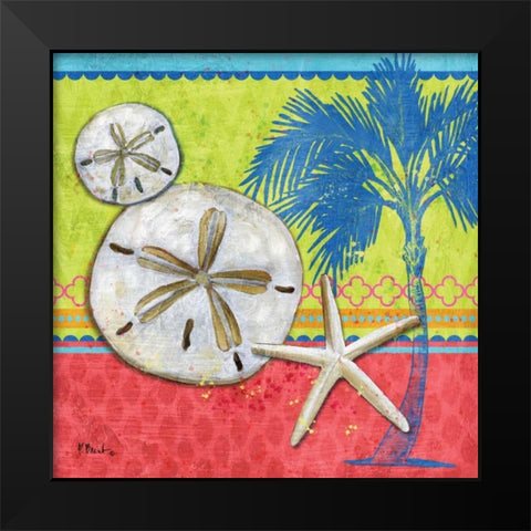 Pacific Shells II Black Modern Wood Framed Art Print by Brent, Paul