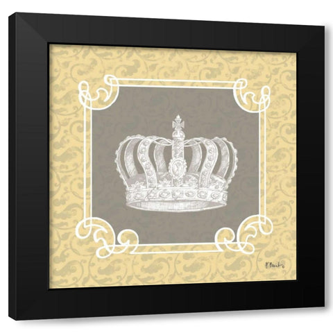 Tres Jolie I Black Modern Wood Framed Art Print with Double Matting by Brent, Paul