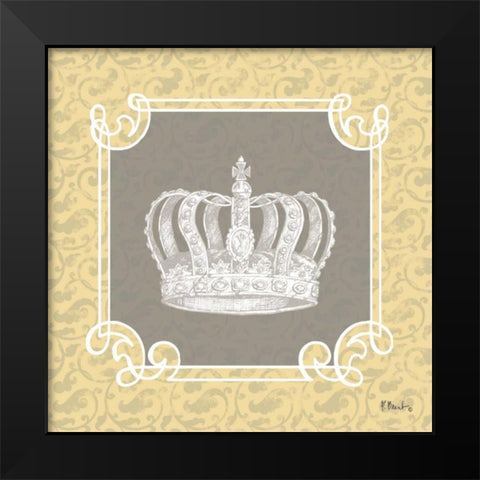 Tres Jolie I Black Modern Wood Framed Art Print by Brent, Paul