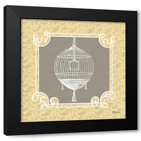 Tres Jolie III Black Modern Wood Framed Art Print with Double Matting by Brent, Paul